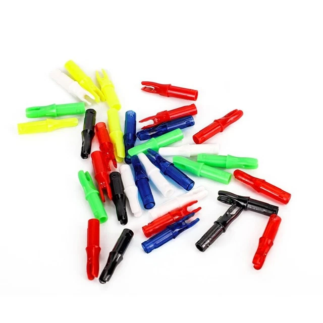 Lot de 60 flèches de tir à l'arc Nock ID 6,2 mm Flèches à cames d
