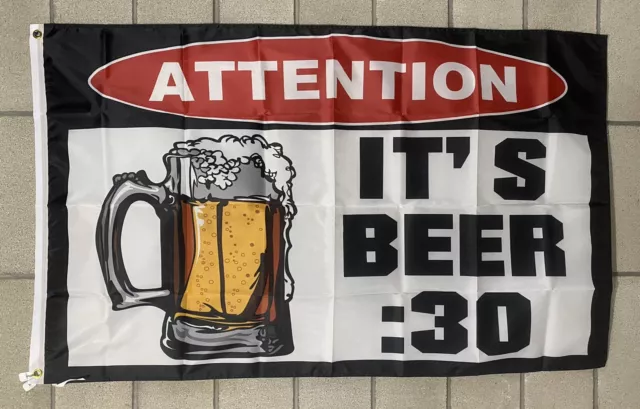 Beer 30 Thirty Flag Free Ship College Man Cave Boobs Hunt USA 3x5' Sign Banner