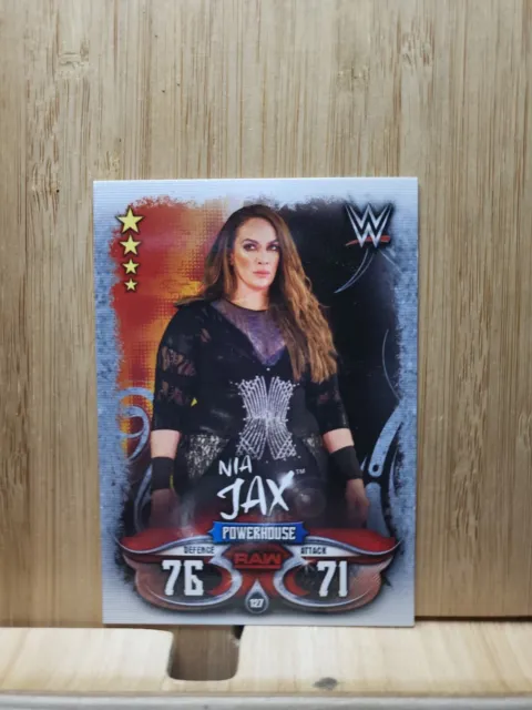 NIA JAX🏆2018 Topps WWE Raw #127 Slam Attax Card 🏆FREE POST ✔