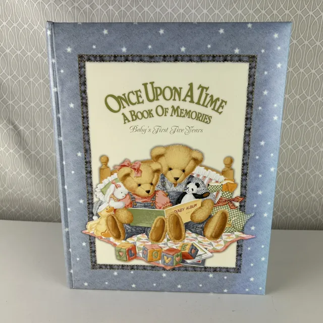 Once Upon A Time Baby's Early 5 Years Scrapbook Memory Book 2003 Story of Baby