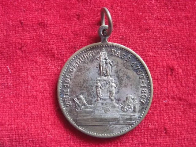 Originale Medaille"Preussen Wilhelm I. Deutscher Kaiser zum 100.Geburtstag 1897