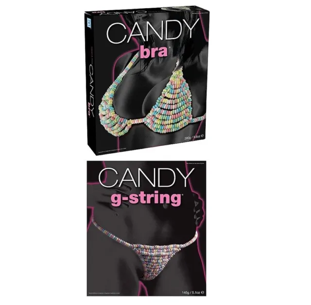Candy G-String Knickers Ladies Edible Underwear Sweets Hen Party Fun Gift