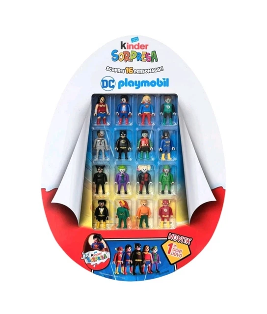KINDER SORPRESA DC Playmobil Espositore 2025- Nuovo - Completo ...
