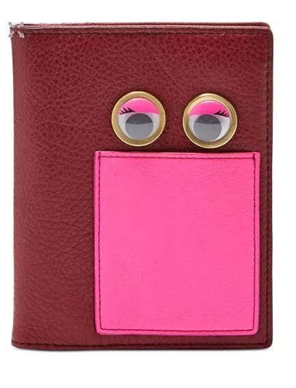 NWT Fossil RFID Eye Passport Holder and Wallet Wine