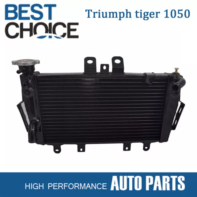 Aluminum Coolant Radiator Heat Exchanger For triumph tiger 1050 2007-2010 2012
