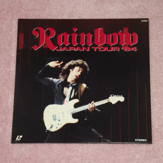 RAINBOW Japan Tour '84 - RARE 1984 JAPAN LASERDISC (TE-D030) [Ritchie Blackmore]