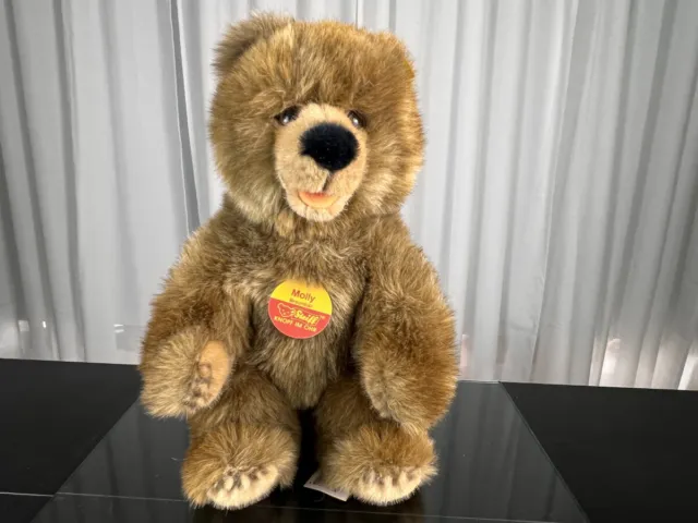 Steiff Tier 100376 Molly Braunbär Teddy Bär 35 cm. Top Zustand