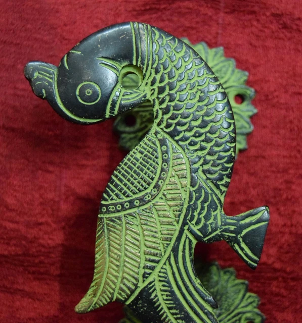 Peacock Shape Decorative Door Handle Handmade Bird Style Brass Gate Puller VR452