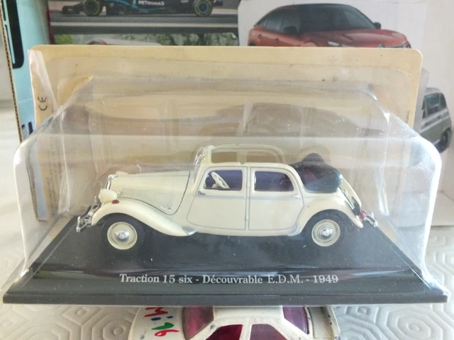 Citroen Traction 15 six Découvrable EDM (1949) 1/43 emballage ouvert Norev 