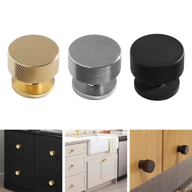 Maniglia Lega Alluminio Armadio Nero Manopola Porta Cucina Allacciata Durevole
