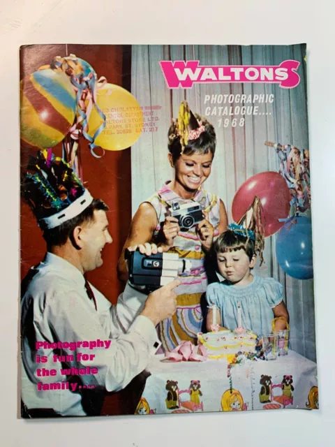Vintage Catalogue - Sydney Waltons Photographic Catalogue 1968