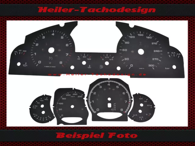 Tachoscheiben Porsche Cayenne Tacho Zifferblatt Speedo