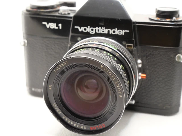 Voigtlander VSL 1  + Color Skoparex 28mm 2.8  Appareil photo Argentique