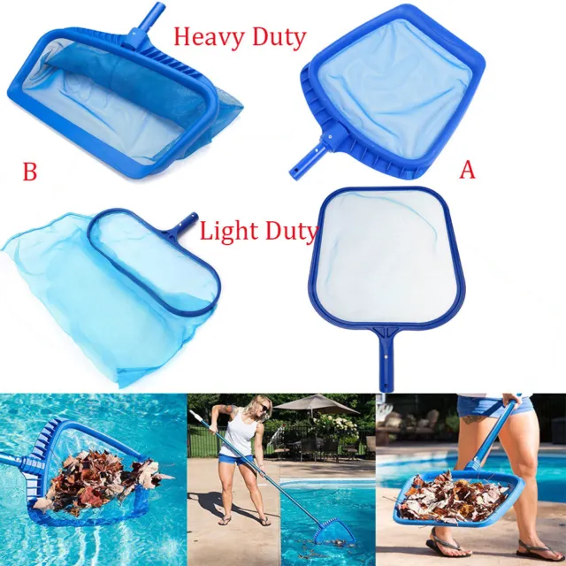 Professional Leaf Rake Mesh Frame Net Skimmer Cleaner Swimming Pool Spa Net Pro