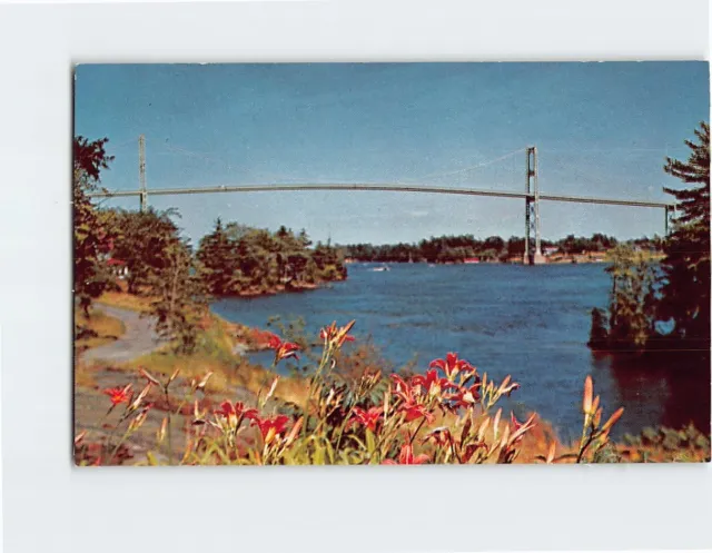 Postcard Thousand Islands Bridge Thousands Islands New York USA