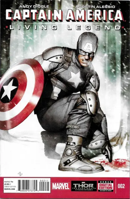Captain America: Living Legend #2 (Of 4)  Adi Granov Cover  Marvel  Dec 2013  Nm