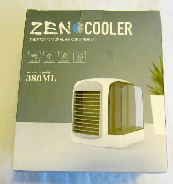 ZEN COOLER PERSONAL Air Conditioner Evaporative Cooler Fan USB Portable Desktop EUR 40,15