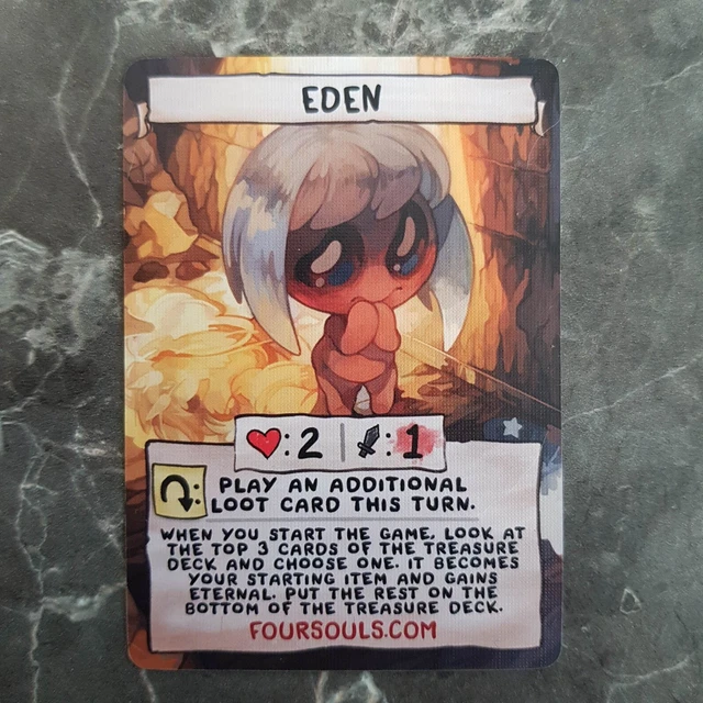 UK BOARD GAMES Expo 2023 The Binding of Isaac Four Souls Promo Eden
