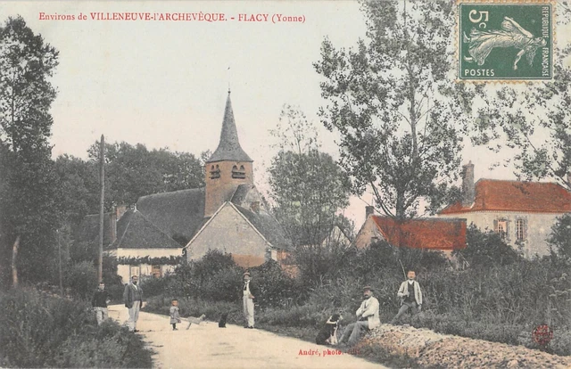 Cpa 89 Surroundings De Villeneuve L'archeveque / Flacy