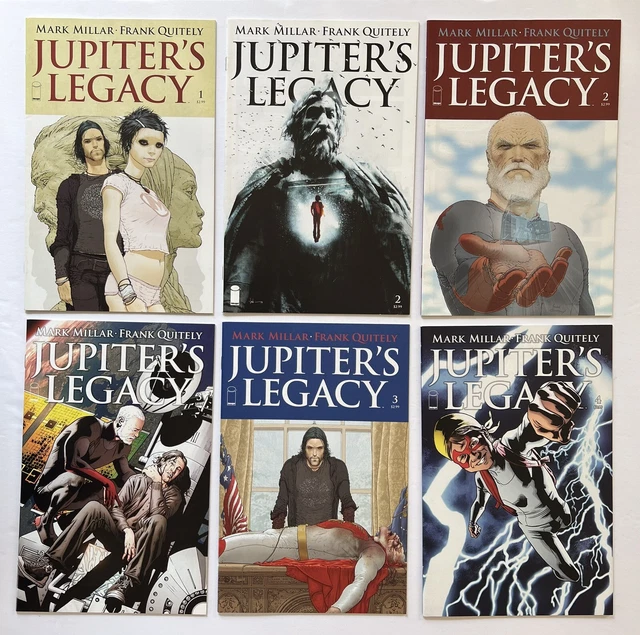 Jupiter's Legacy 1 2 3 4 + Variants Image Comics 2013 Lot of 6 Millar Quitely