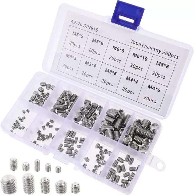 Small Screw Assortment Set Hex Stainless Steel Bathroom Fixture Kit-DQ