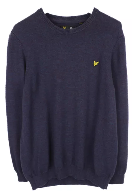 Lyle & Scott KN504V Maglione Uomo ~ XL Pullover Girocollo Maglia Melange