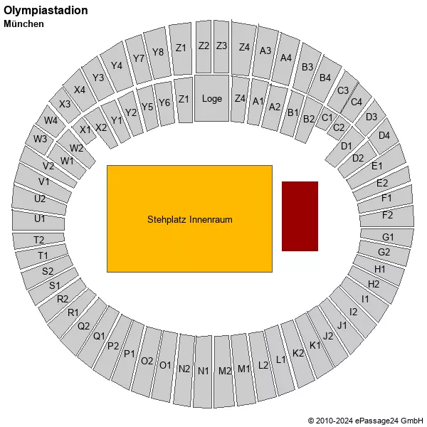 Coldplay MÜNCHEN  17.08.24 SAMSTAG - 1/6 STEHPLATZ INNENRAUM TICKETS KARTEN