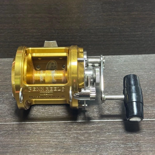 PENN INTERNATIONAL II Gold 12T Lever Drag Fishing Reel Great Reel