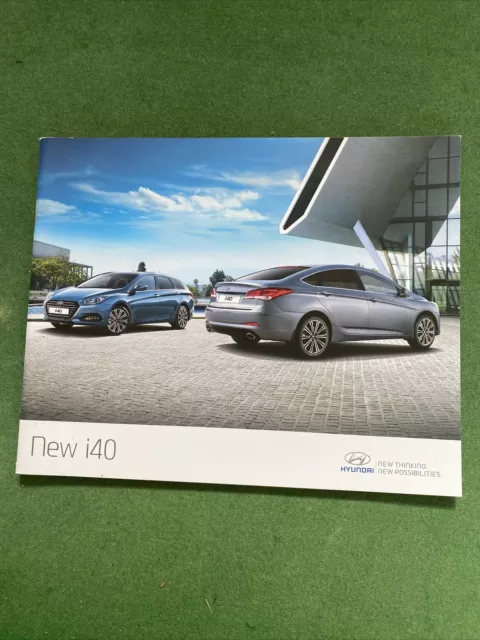 HYUNDAI NEW i40 SALOON, TOURER UK SALES BROCHURE MAY 2015