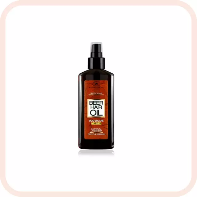 LR Wonder company  Beer - Hair Oil Olio Solare per Capelli alla Birra, 100ml