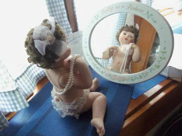 1995 Ashton Drake "Pretty as a Picture" all porcelain doll