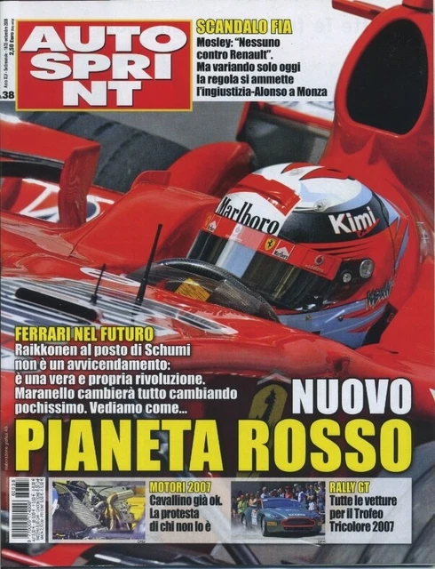 AUTOSPRINT 8 1980 Mini Poster Enzo Ferrari. La T.5 di Gilles. Scoop