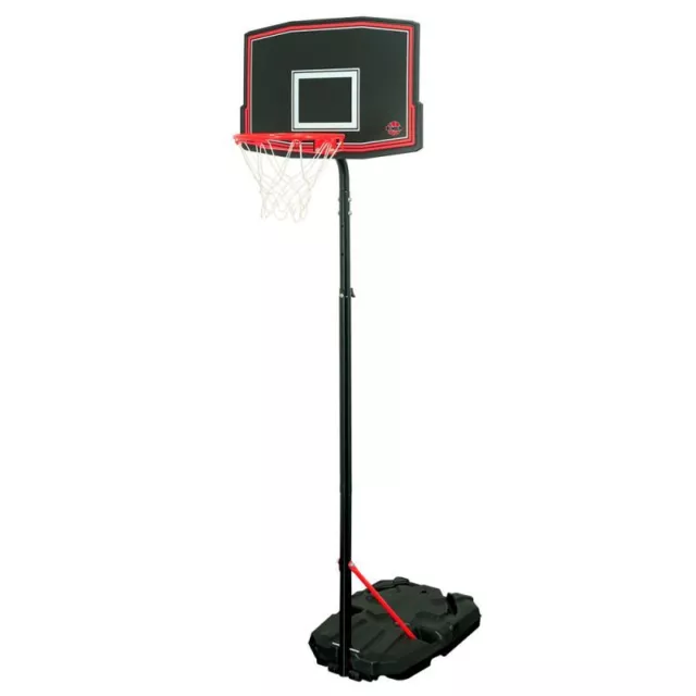 Panier De Basket Phoenix 2m20 Noir / Orange Hauteur réglable 1m65 à 2m20