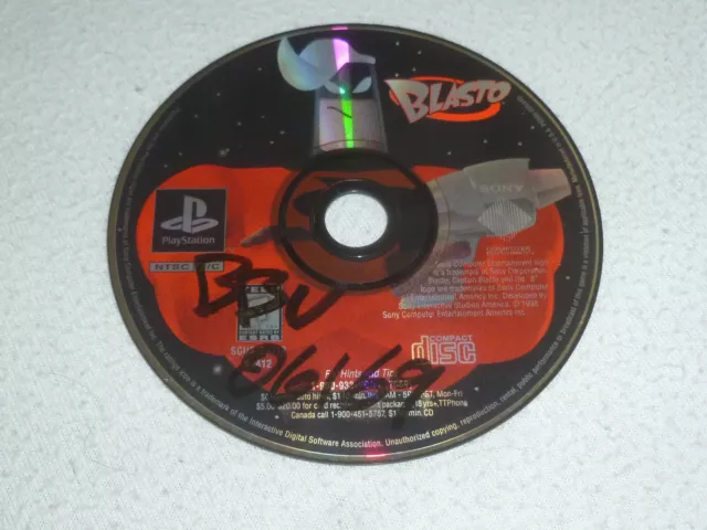 PLAYSTATION PS1 VIDEO Game Blasto Disc Only Sony $19.99 - PicClick