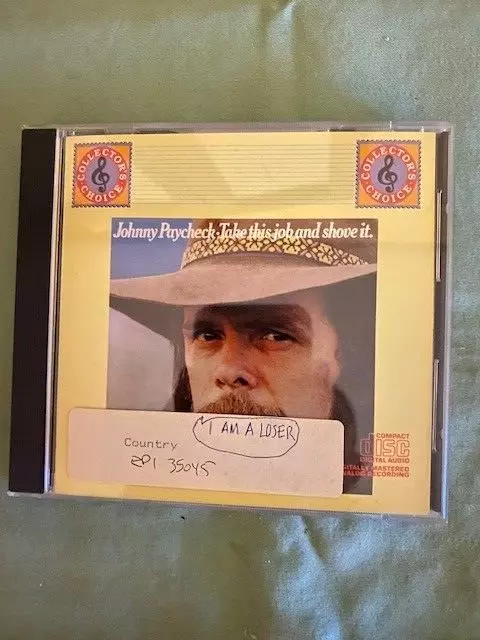 Johnny Paycheck– Take This Job And Shove It (CD, Epic) V.G +