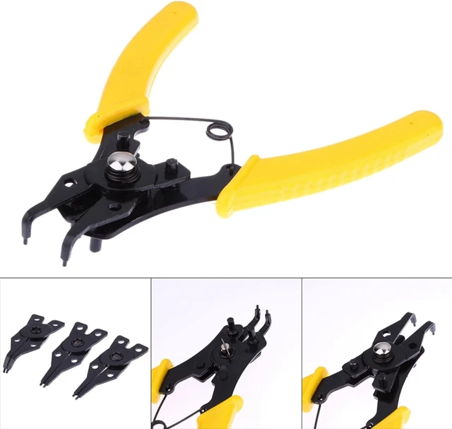 PINZA SEEGER PER FERMI APRI ANELLI ELASTICI INTERNI ESTERNI - Foto 3