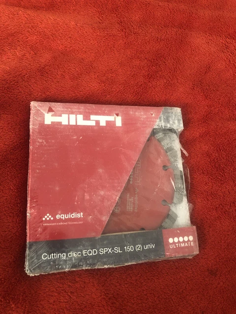 Hilti 125 X 2.5 X 22.23 Mm EQD SPX-SL 125 Slotted Diamond Cutting Disc 1 Piece