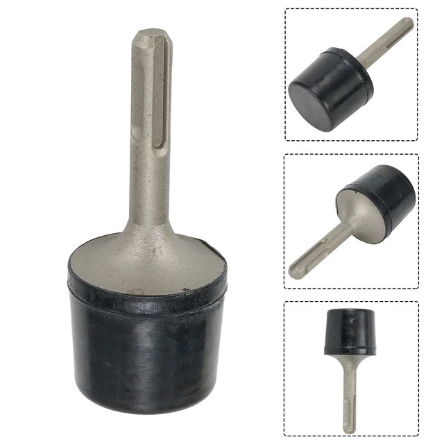 Rubber Hammer Head Bit With SDS-Plus Shank – For Automotive Sheet Metal, Tile, Iron Flattening – Anti-Slip, Impact-Resistant