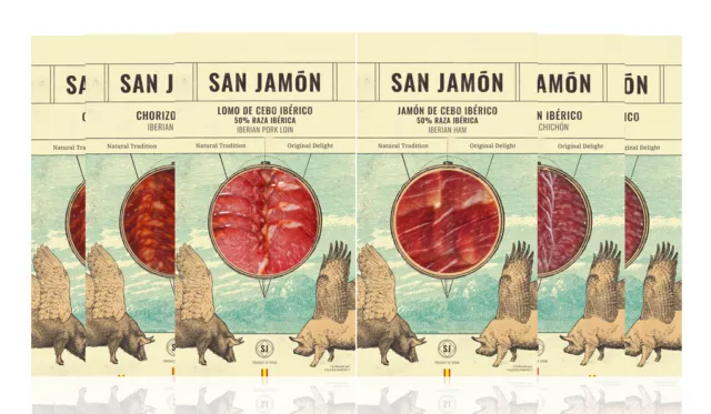 San Jamón Lote Surtido Embutidos Ibéricos Loncheados