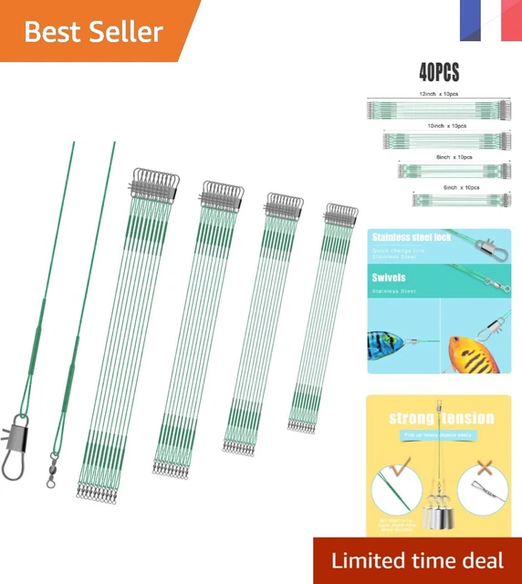 Dyxssm Hameçons De Pêche Avec Ligne De Gréement, Ligne De