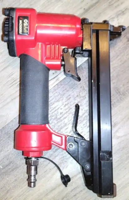 Staple Gun Arrow Fastener PT50 Pneumatic 1/4 In  finisher /hobby handyman