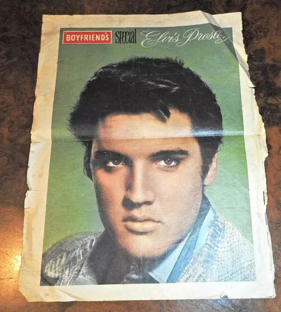 Elvis Presley Photo page Boyfriend Magazine November 28th 1956