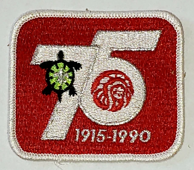 Order of the Arrow 1990 75th ANN Pocket Patch  OA  BSA