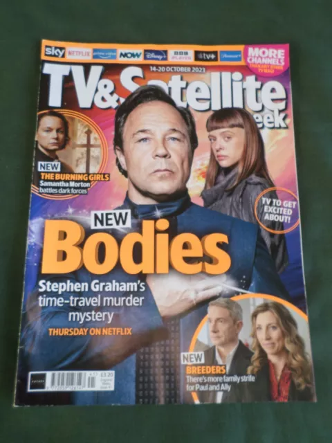 Tv & Satellite Week Uk Mag- 14-20  Oct 2023-Stephen Graham - Samantha Morton