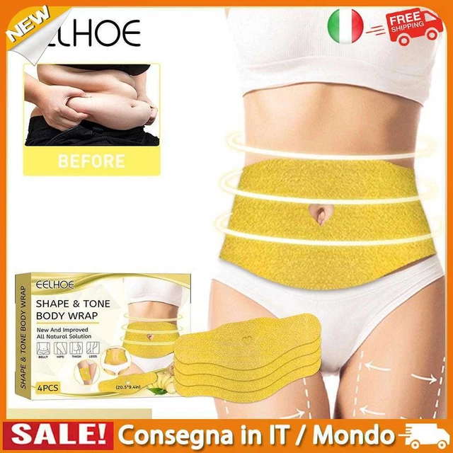 IT 4pcs Firming Shaping Contouring Patch Slimming Body Wrap Anti-Cellulite Plast