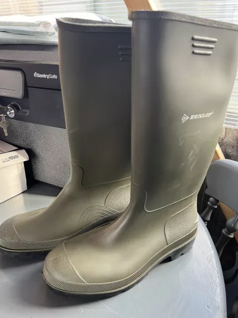 LADIES MENS DUNLOP Wellington Boots Hunting Waterproof Rain Festival ...