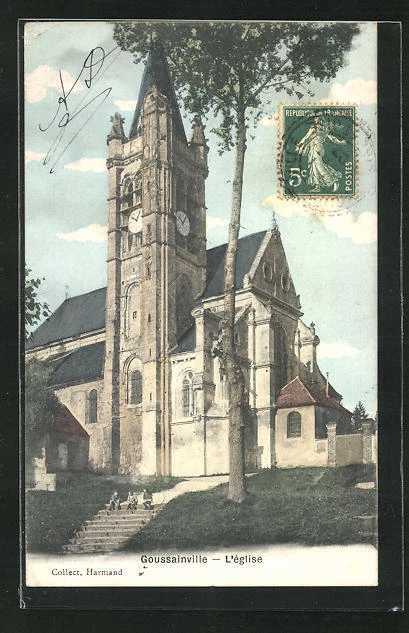 CPA Goussainville, L´eglise 1907