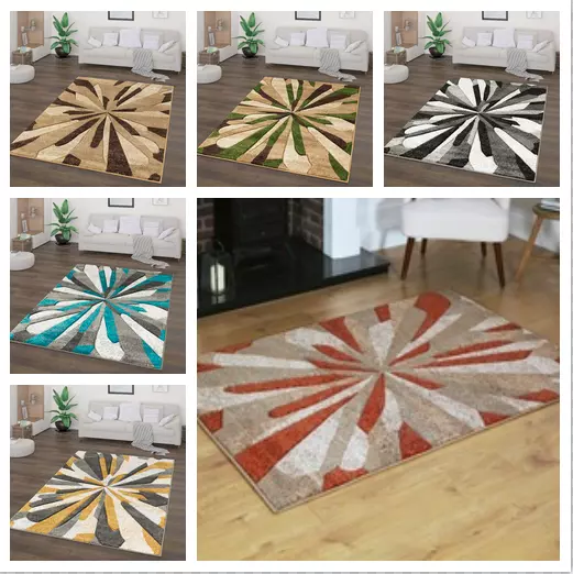 Modern Abstract Pattern Small & Large Traditional Bed Room and living Room Rugs