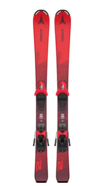 Atomic Redster J2 100-120cm + C 5 GW Kinder Ski Einsteiger 23/24 rot NEU