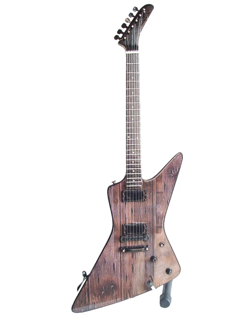 Eddie Van Halen Frankenstein Réplique de mini guitare à collectionner Rouge/blanc